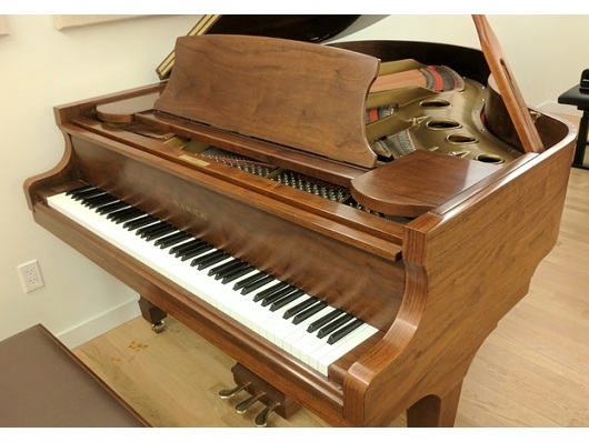 Walnut Samick grand piano