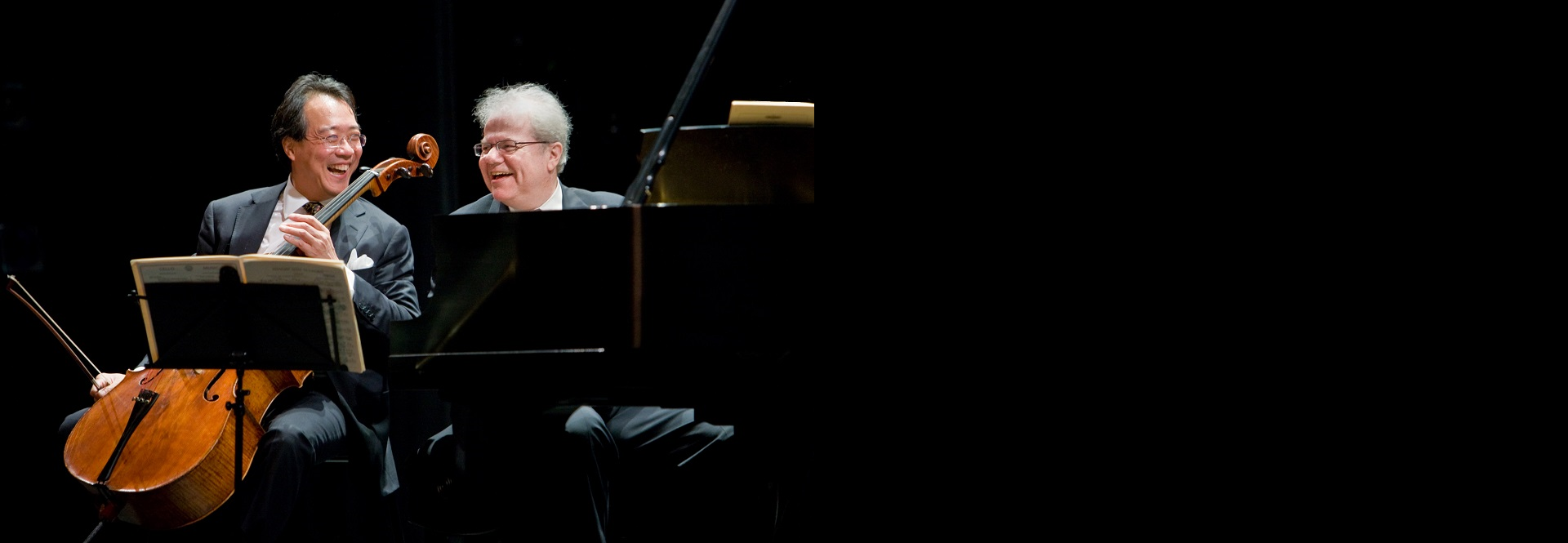 Yo-yo Ma & Emanuel Ax playing our Steinway D at the Mahaiwe Performing Arts Center in Great Barrington, MA.