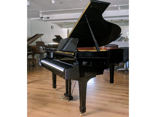 High polish black ebony Yamaha C5 grand piano